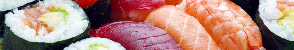 Eating Sushi at Harney Oceanside & Lounge restaurant in Oceanside, CA.